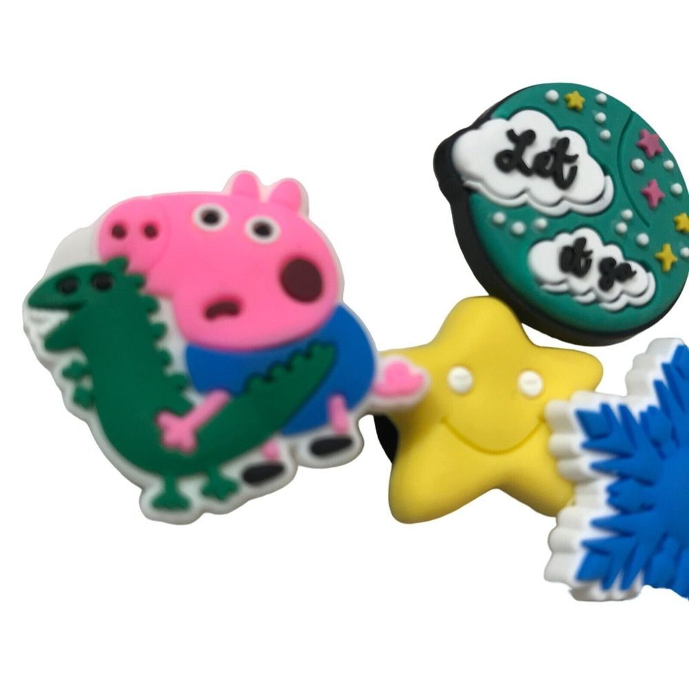 Peppa Pig 12 Shoe Charms sandal Jewlry Foam‎ clog pvc wristband bracelet Holiday - Picture 8 of 8